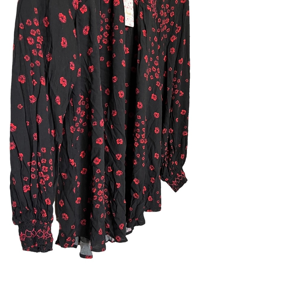 Free People NWT Flowers In Her Hair Size XS Tunic Blouse - Picture 5 of 9